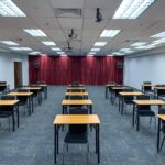 Single table classroom set up